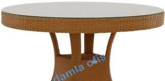 Yuvarlak bahçe masası Yuvarlak bahçe masası, rattan masa, rattan bahçe masası, bahçe masası modelleri.