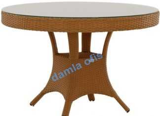 Yuvarlak bahçe masası Yuvarlak bahçe masası, rattan masa, rattan bahçe masası, bahçe masası modelleri.